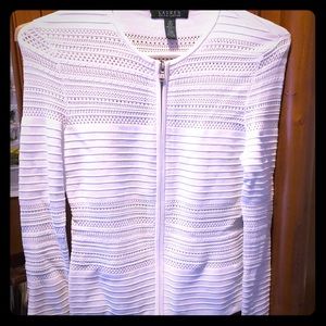 Delicate zipper cardigan